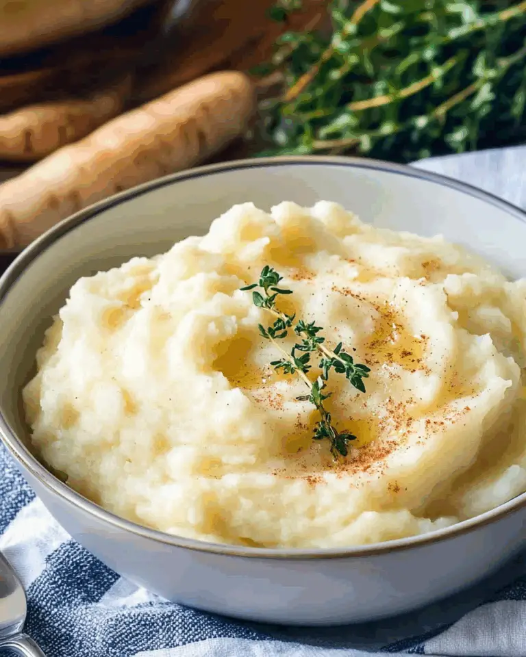 Mashed Potatoes with Parsnips and Horseradish