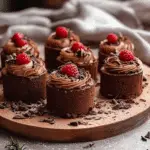 Mini Chocolate Layer Cakes