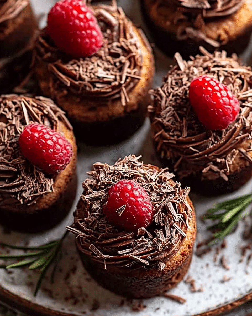 Mini Chocolate Layer Cakes