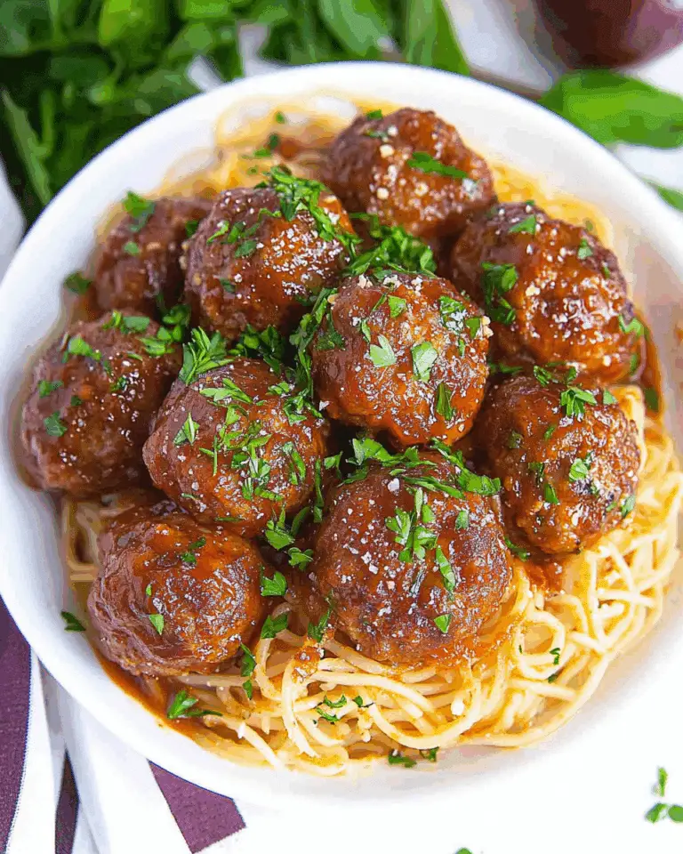 Oven Baked Meatballs