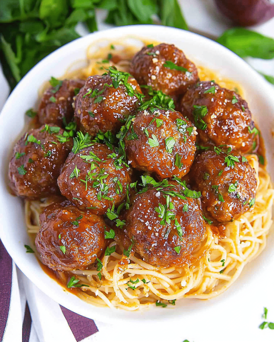 Oven Baked Meatballs