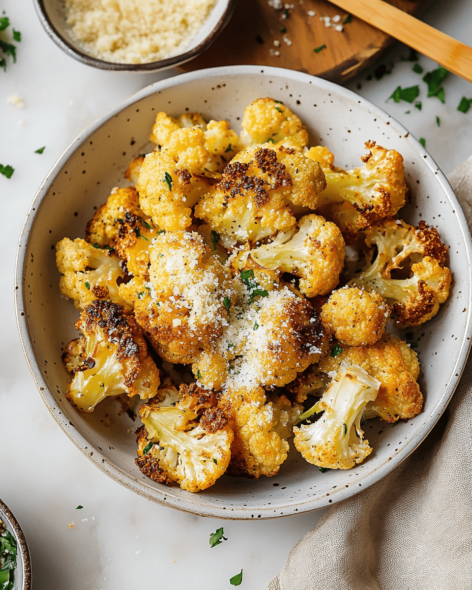 Parmesan Roasted Cauliflower