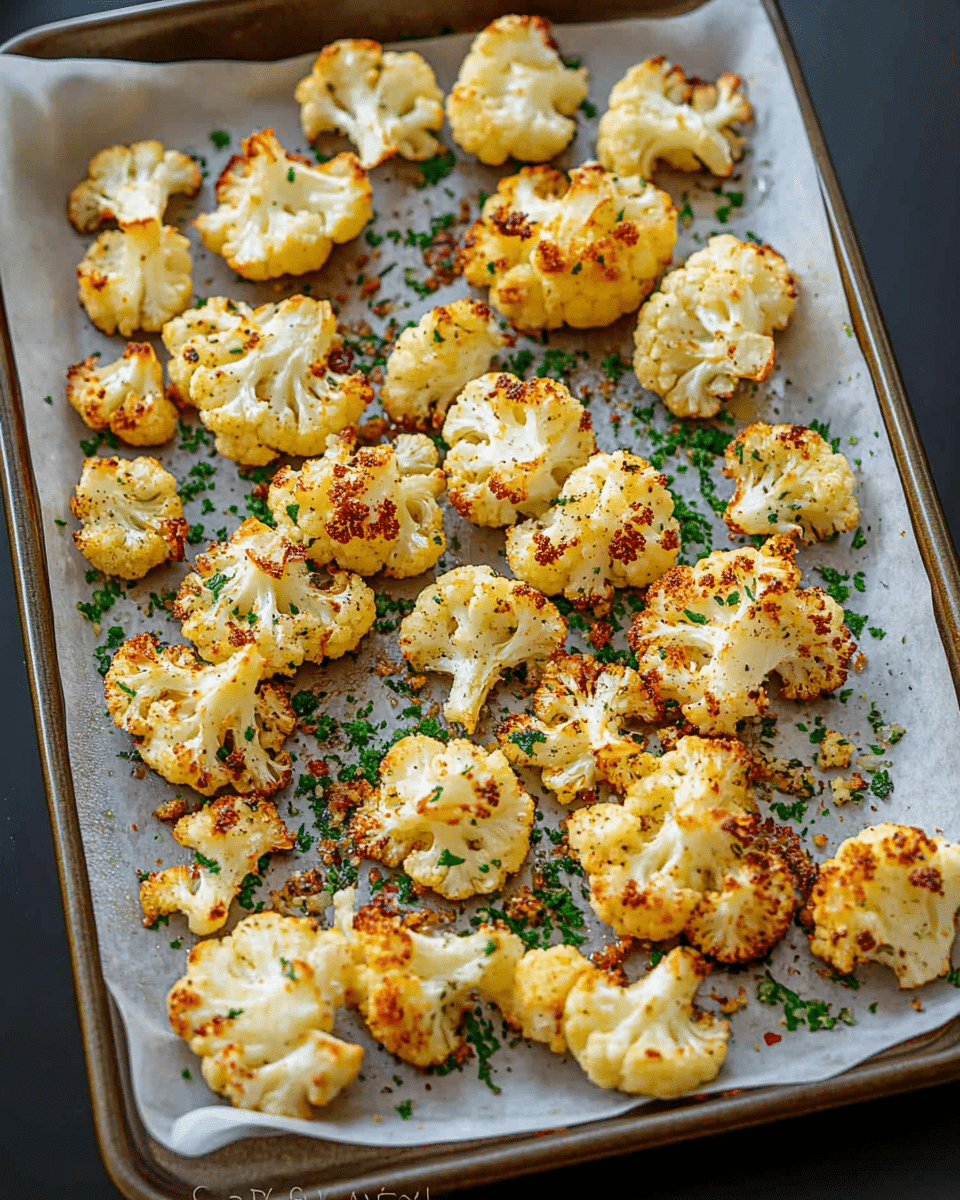 Parmesan Roasted Cauliflower