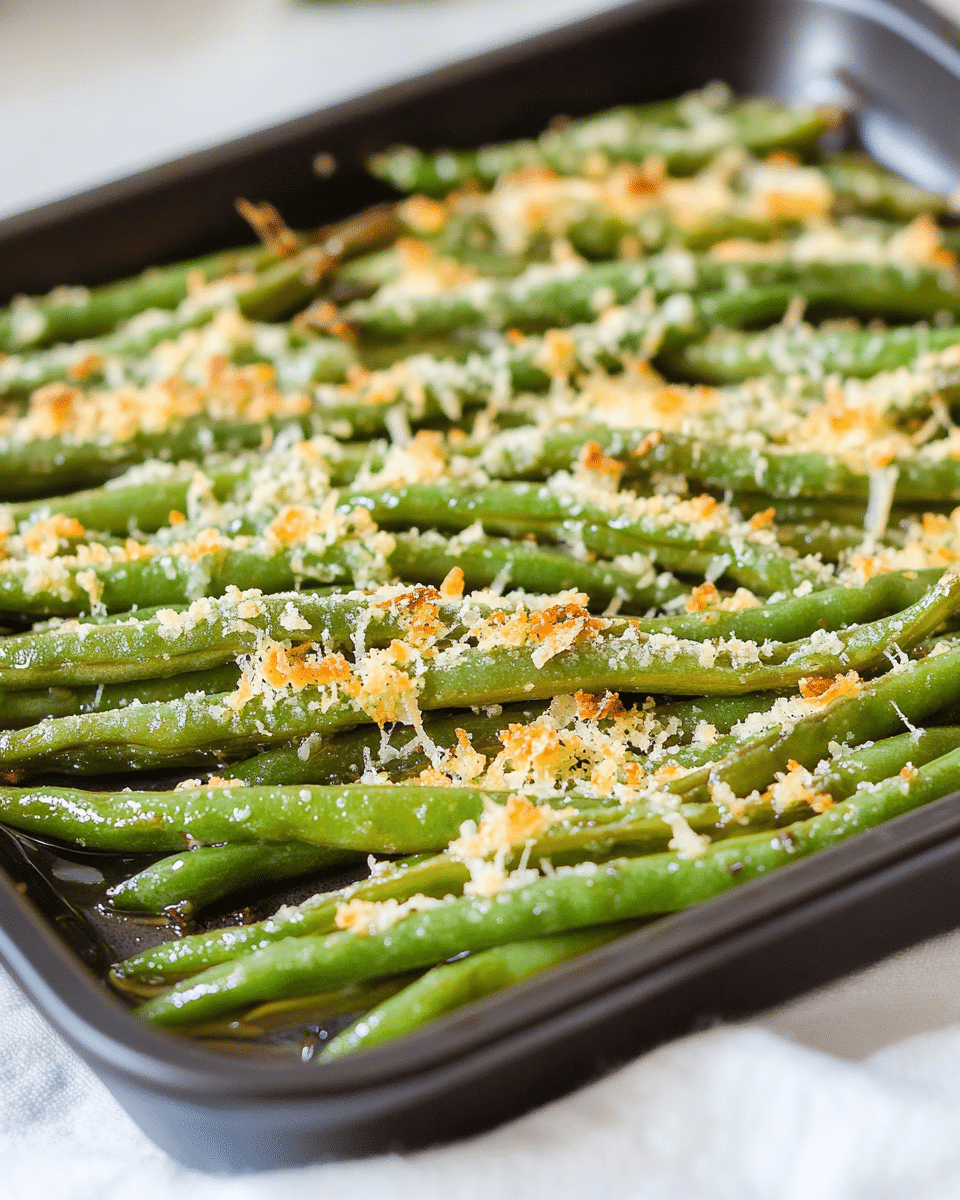 Parmesan Roasted Green Beans
