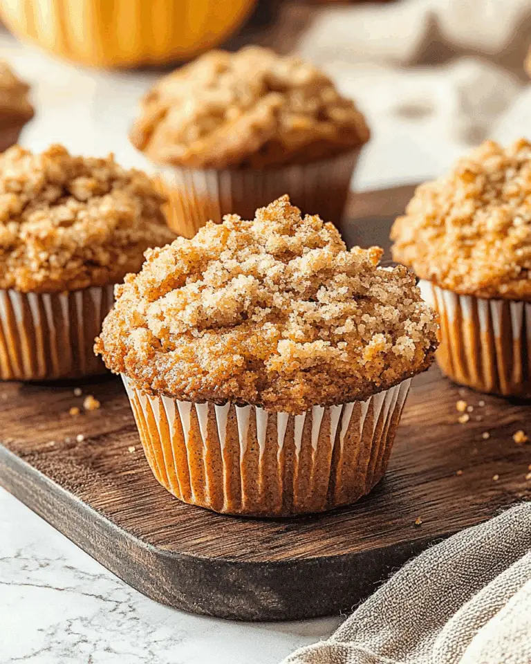 Pumpkin Crumb Muffins
