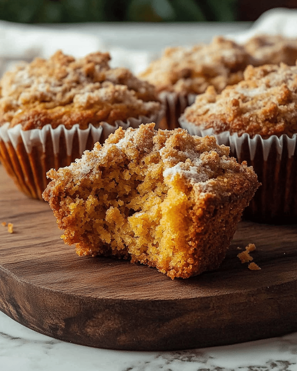 Pumpkin Crumb Muffins