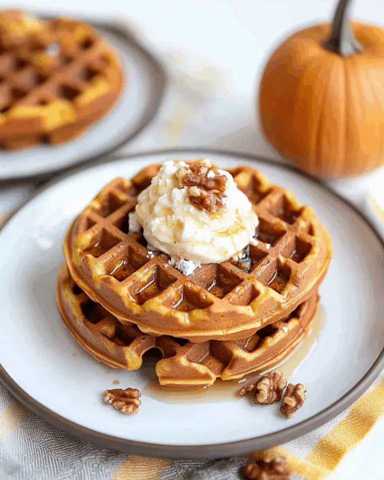 Keto Pumpkin Waffles