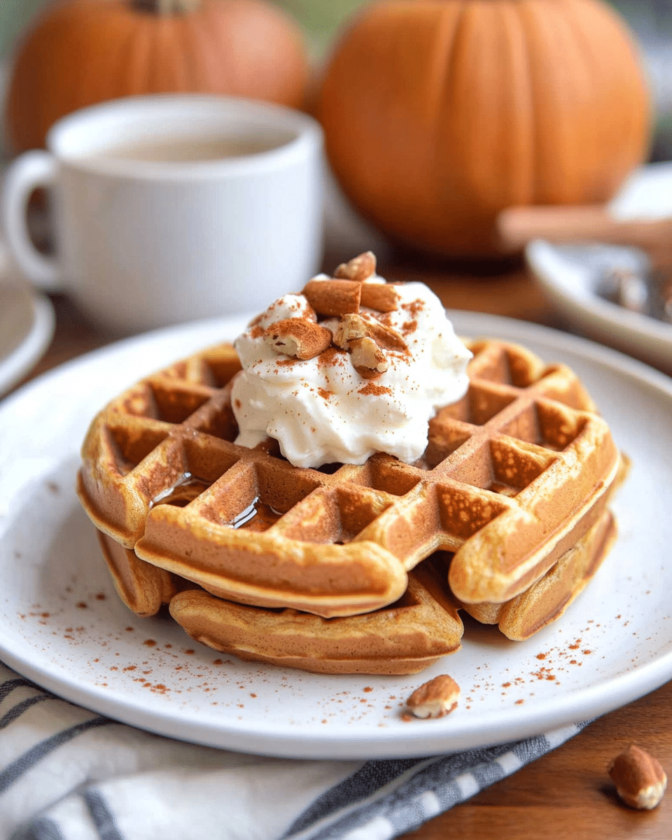 Keto Pumpkin Waffles