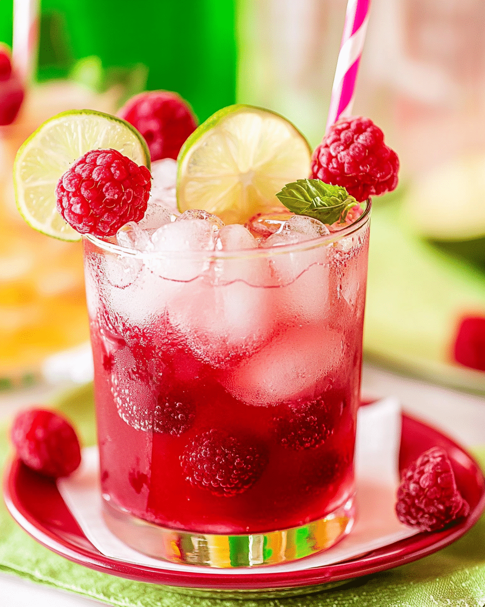 Raspberry Lime Rickey