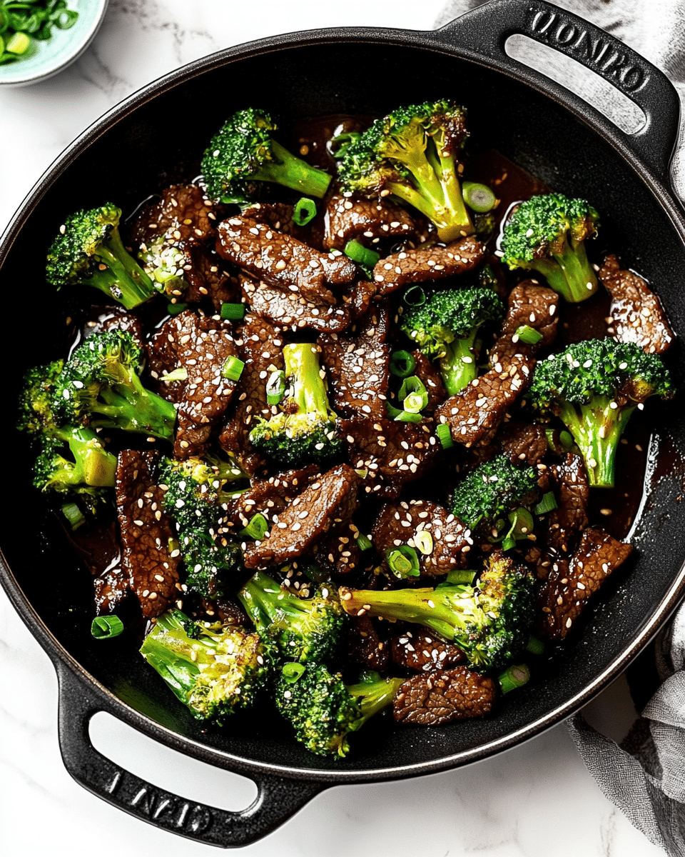 Sesame Beef and Broccoli