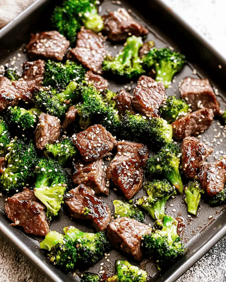 Sesame Beef and Broccoli