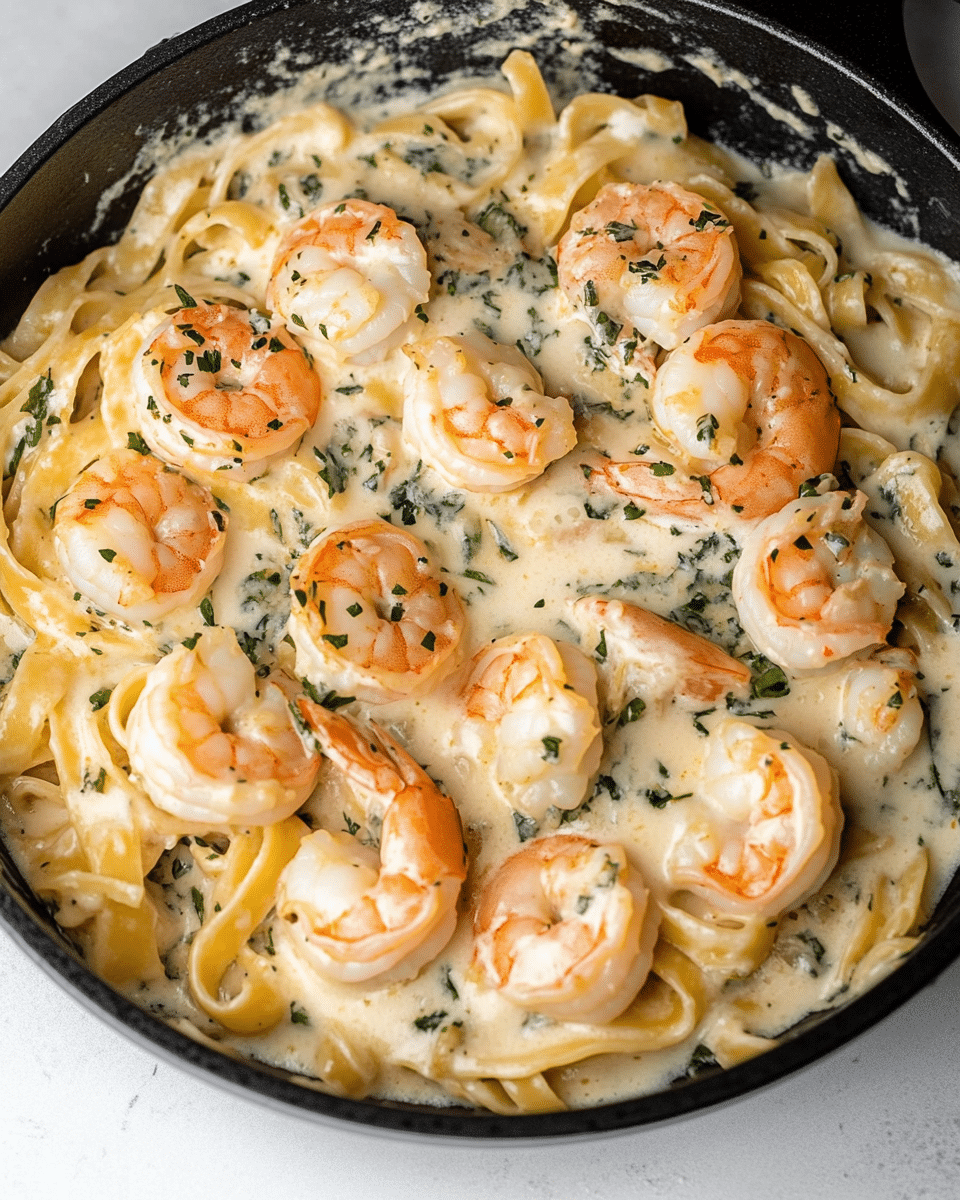 Shrimp Fettuccine Alfredo