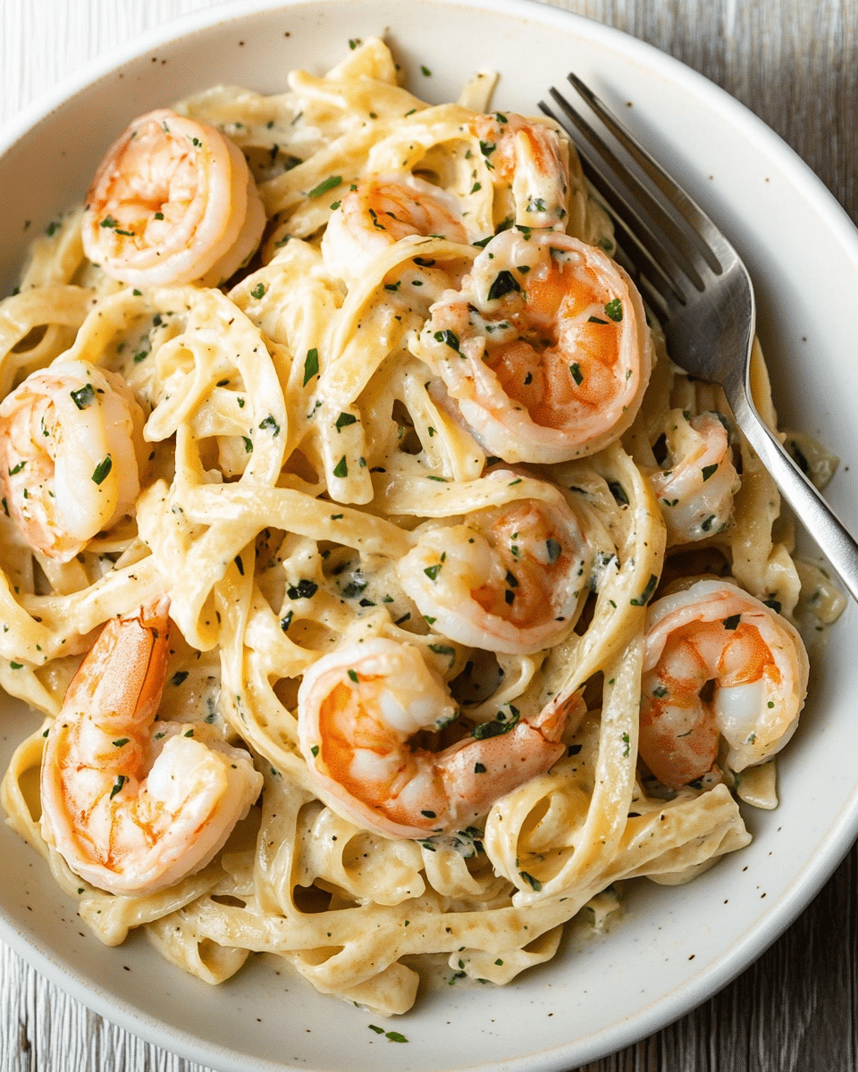 Shrimp Fettuccine Alfredo