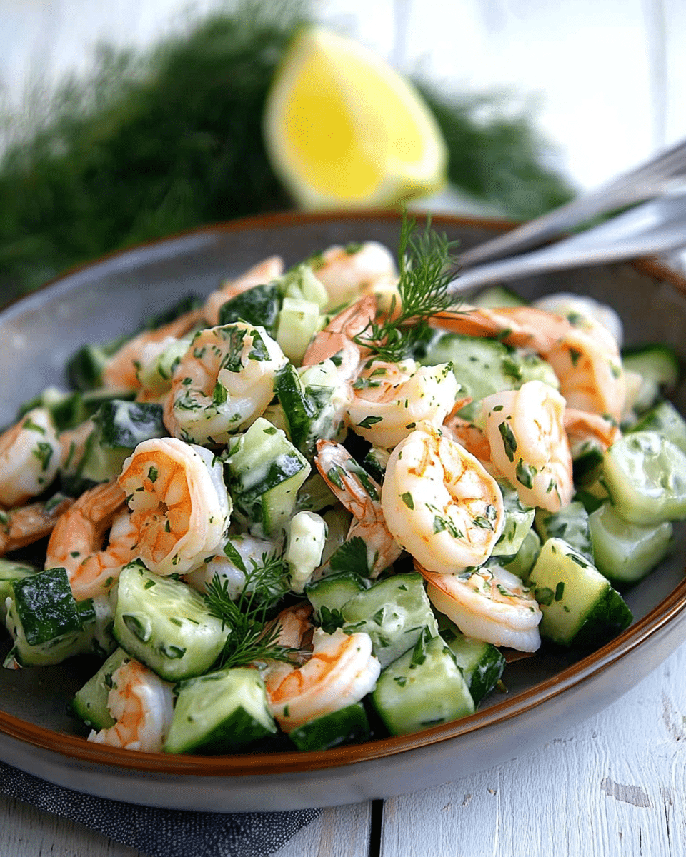 Shrimp and Cucumber Salad