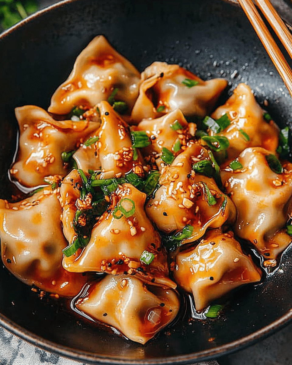 Spicy Wontons: Din Tai Fung Style