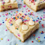 Sprinkle Sugar Cookie Cheesecake Bars