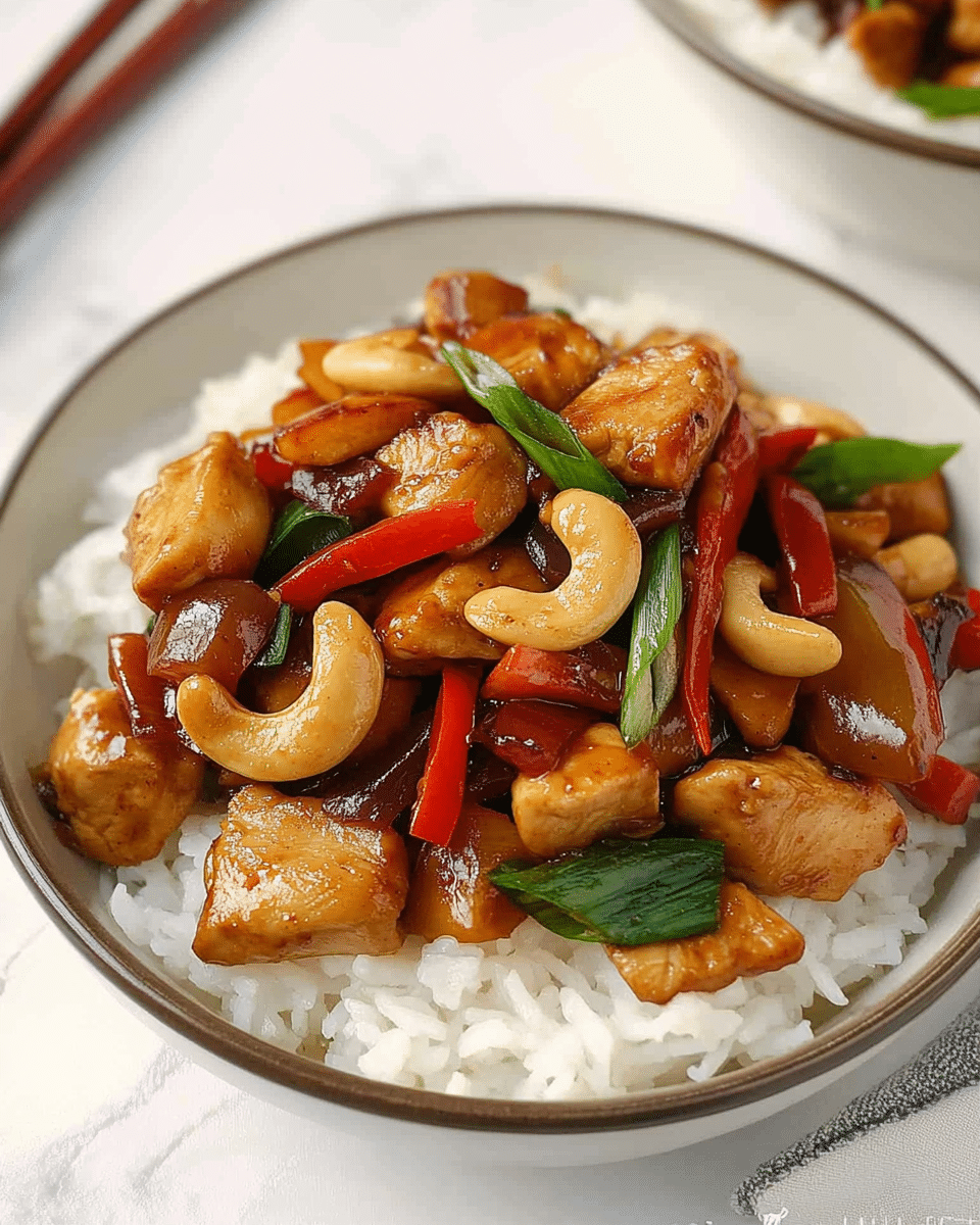 Thai Cashew Chicken Stir Fry