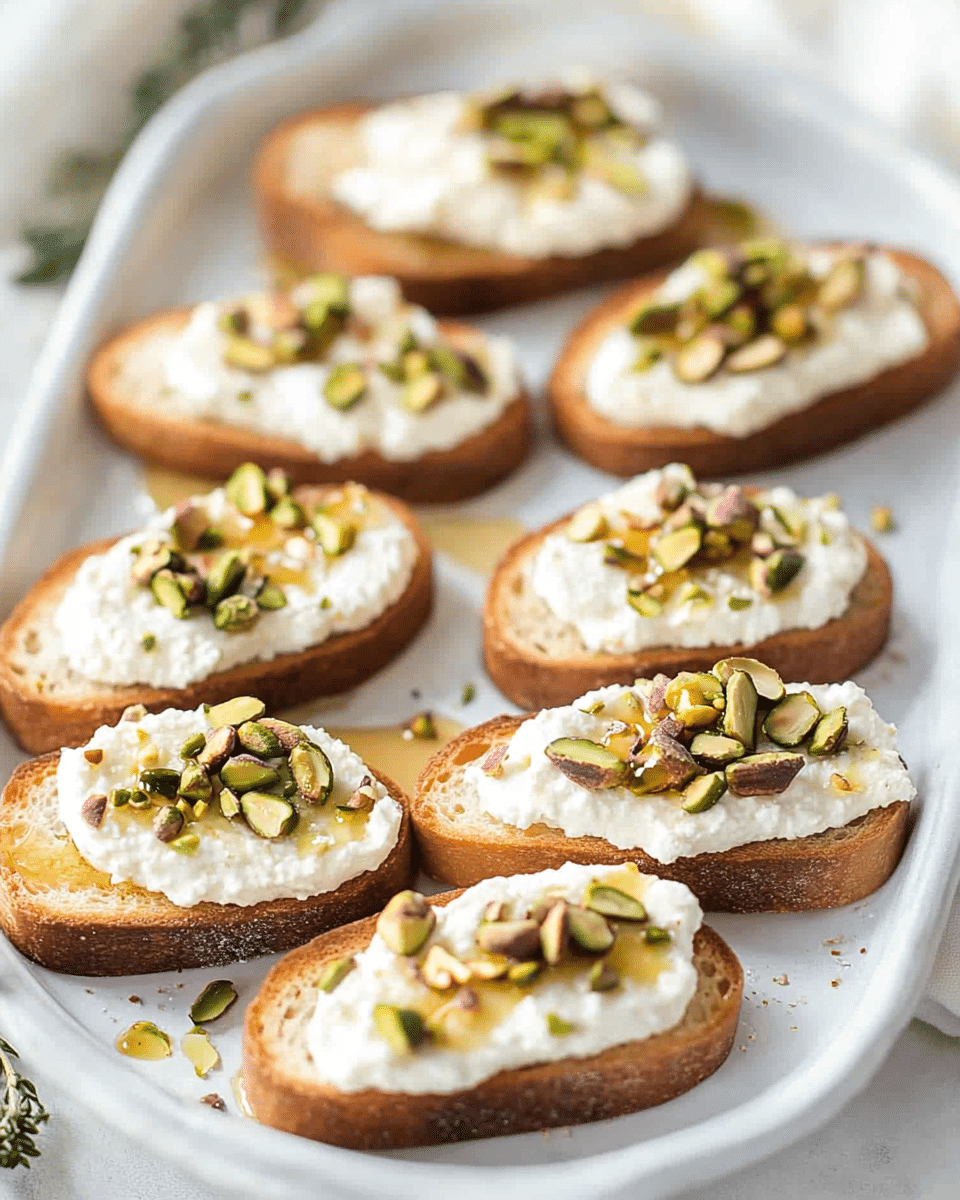 Whipped Ricotta Dip with Honey and Pistachios