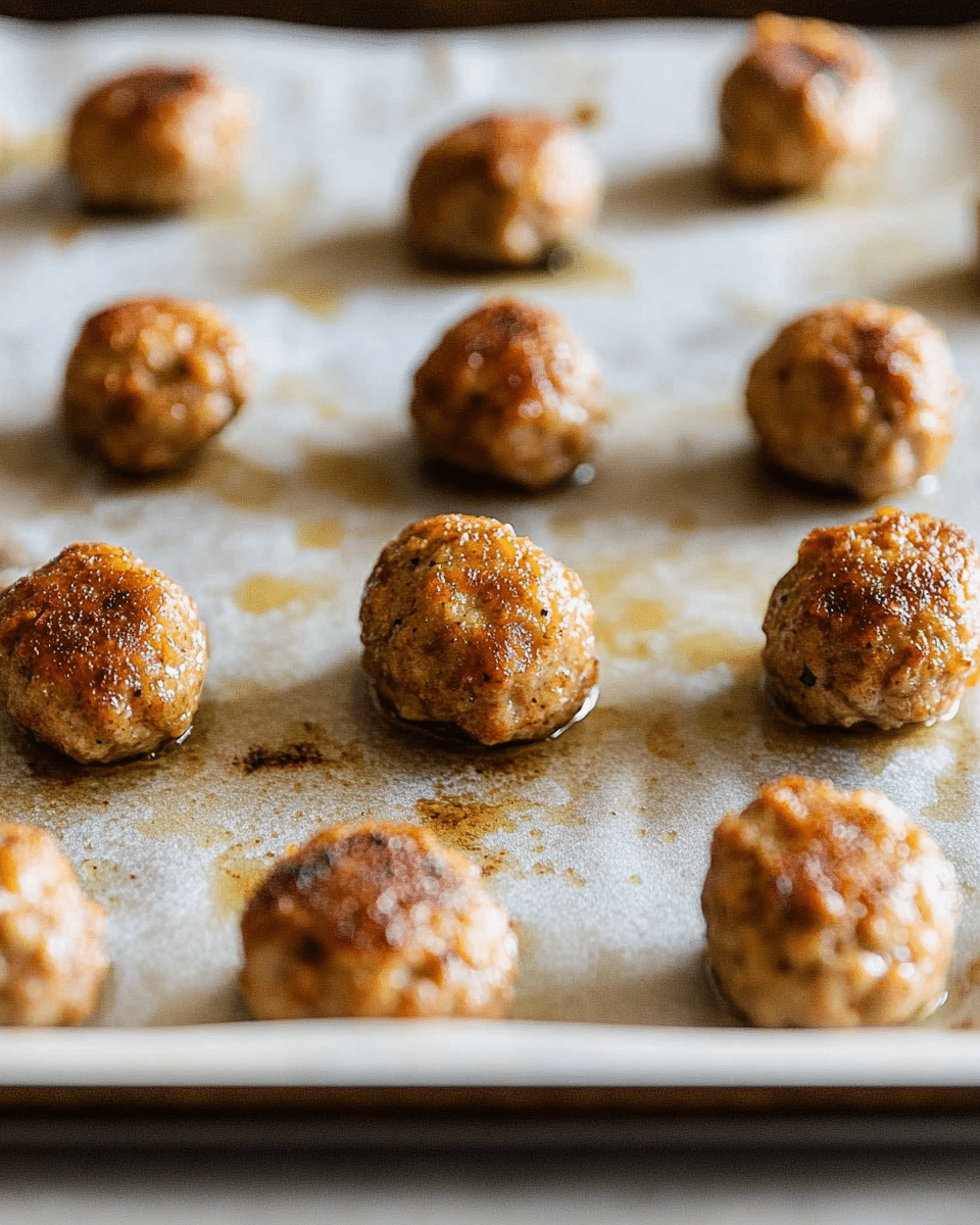 Oven Baked Meatballs