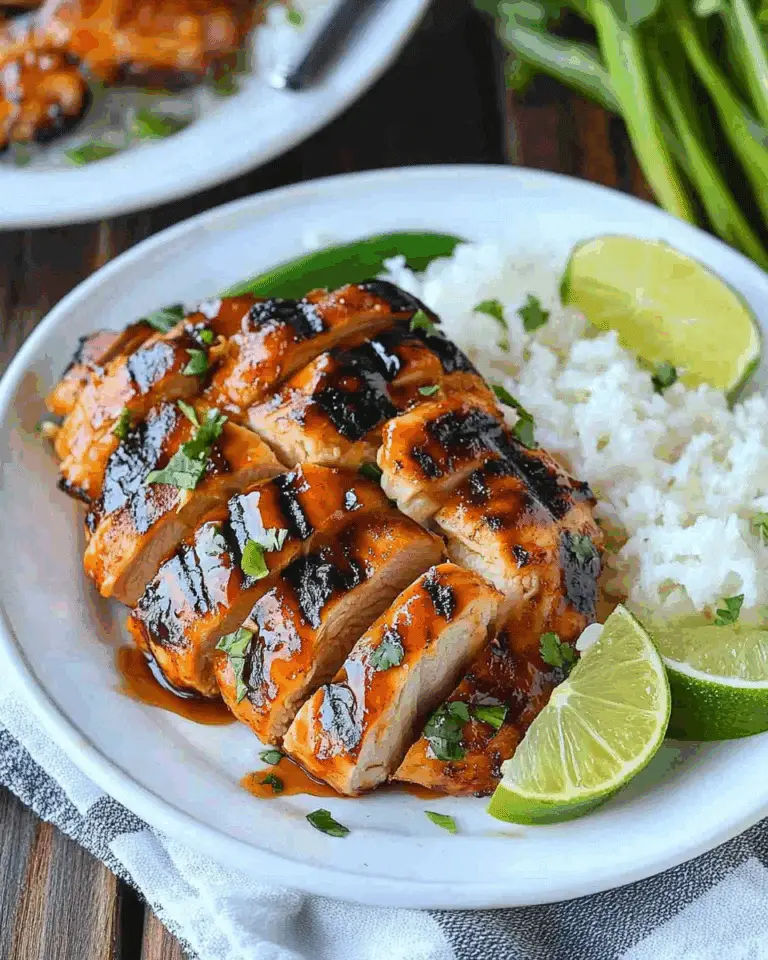 Honey Sriracha Grilled Chicken