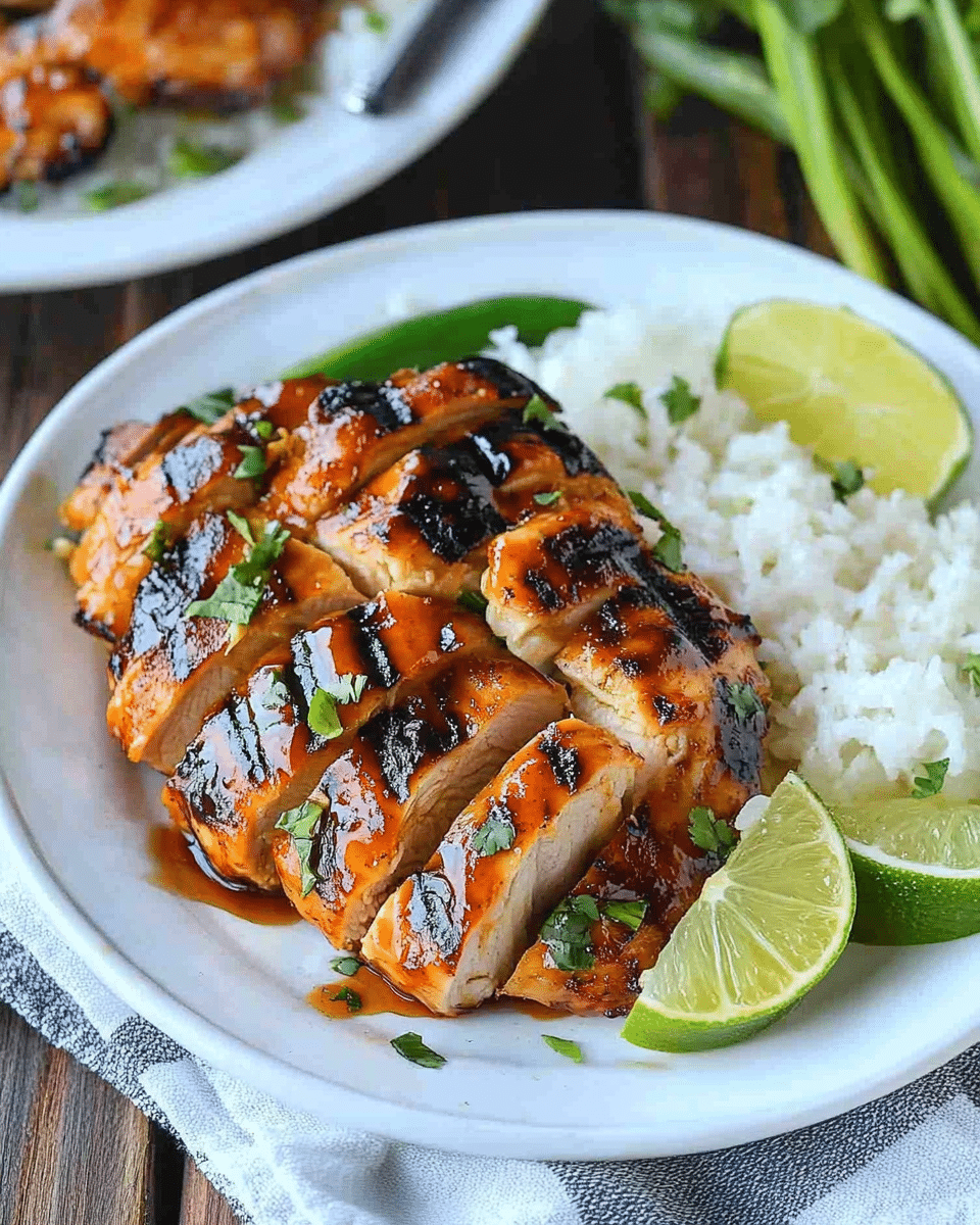 Honey Sriracha Grilled Chicken