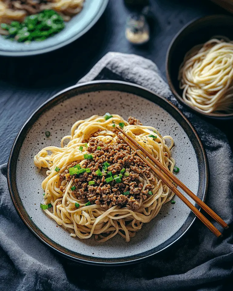 Asian Ground Beef Noodles