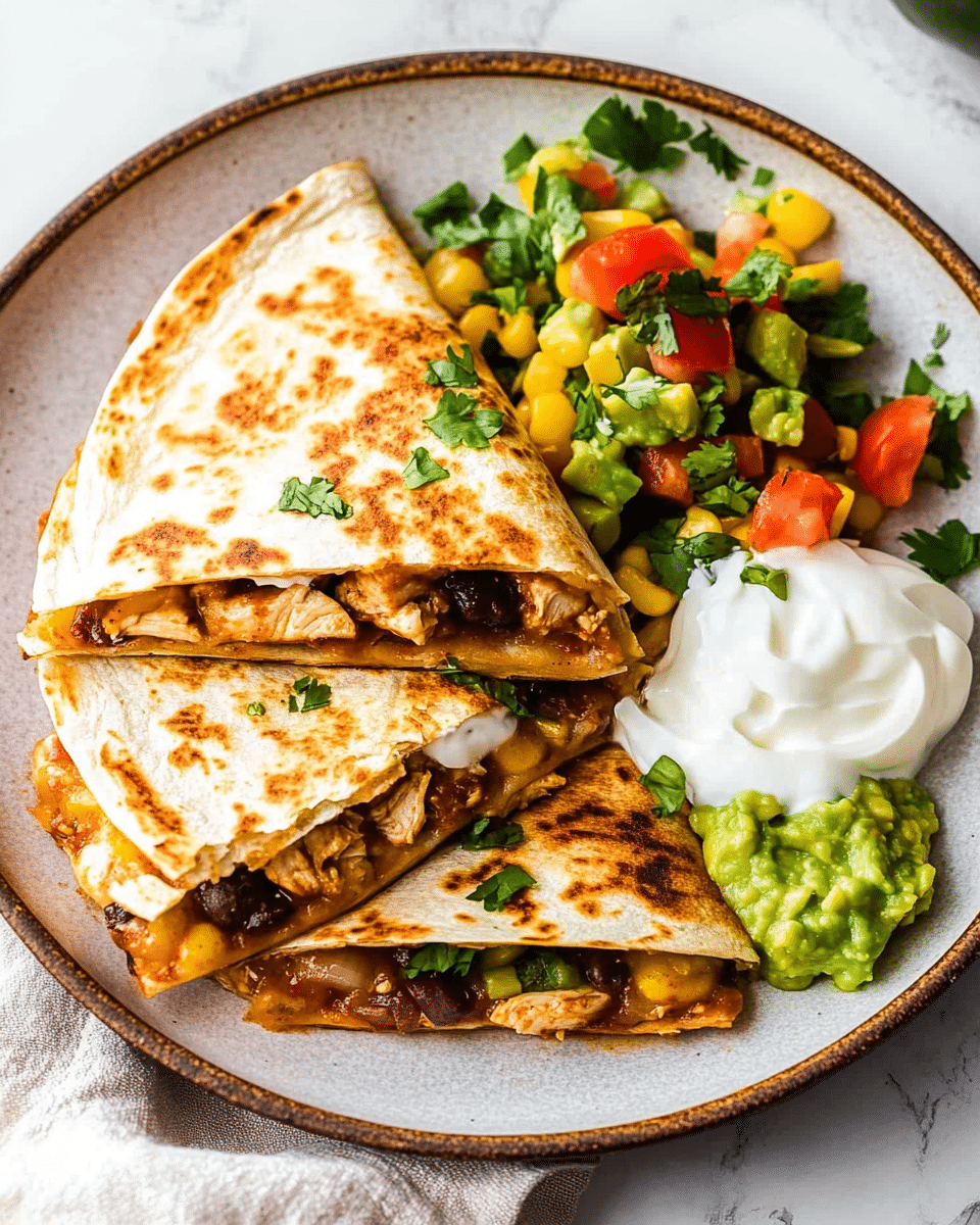BBQ Chicken Quesadilla