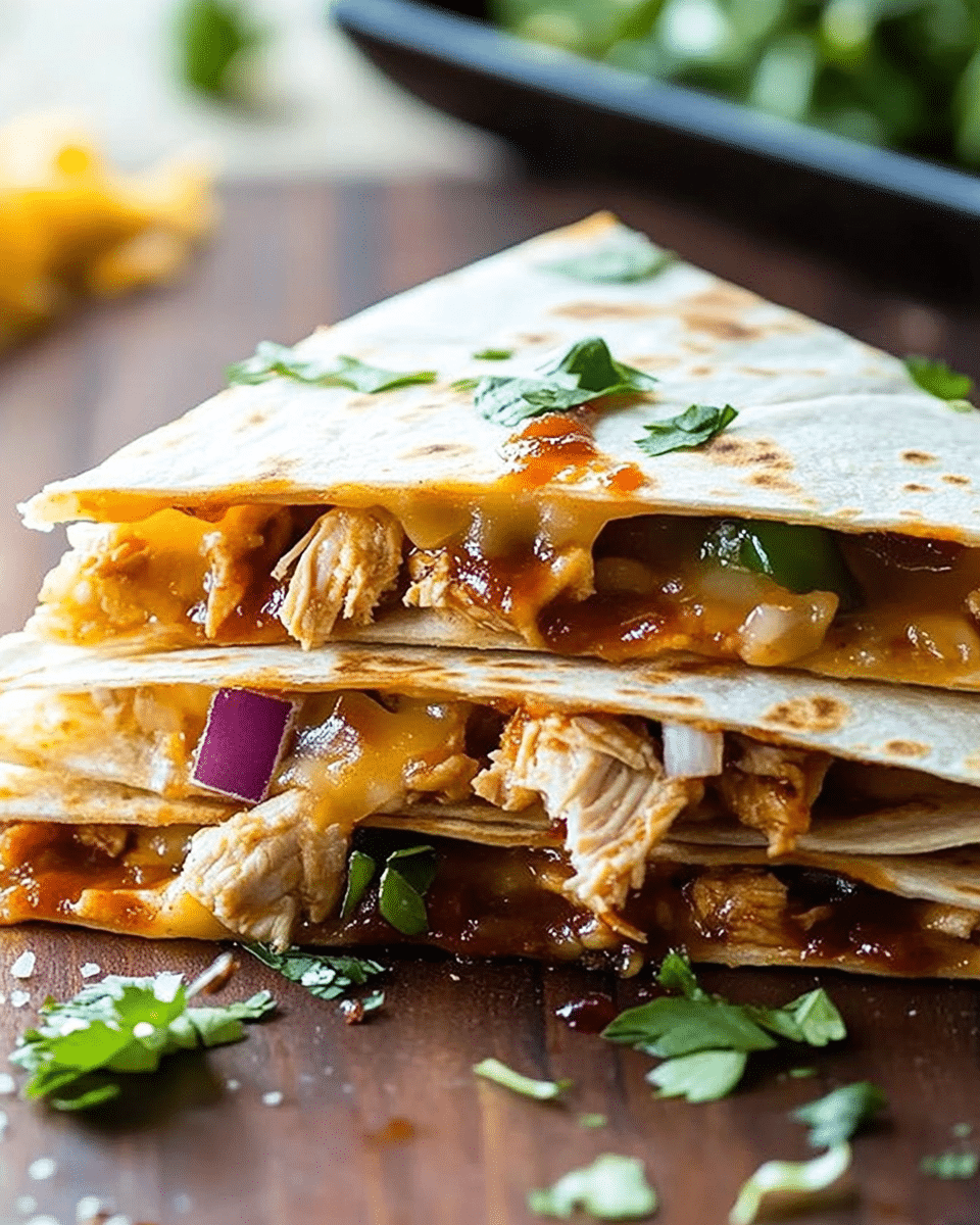 BBQ Chicken Quesadilla