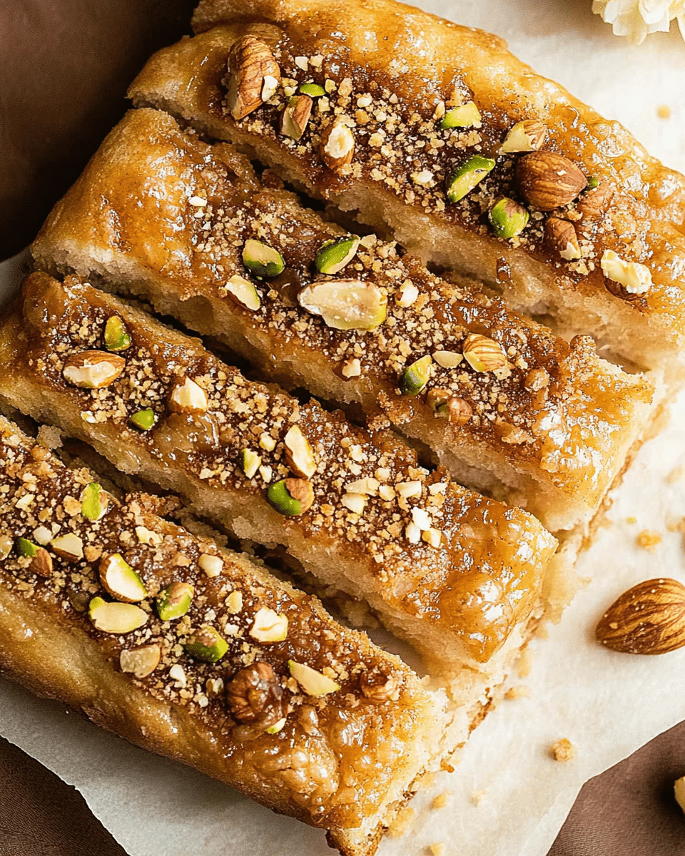 Baklava Dessert Focaccia