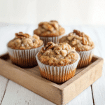 Banana Apple Butterscotch Pecan Muffins