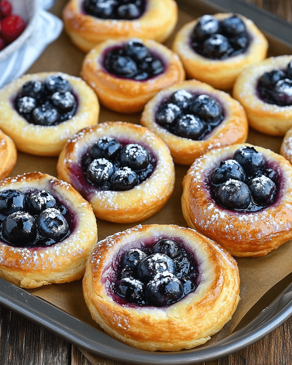 Blueberry Crescent Roll Danish
