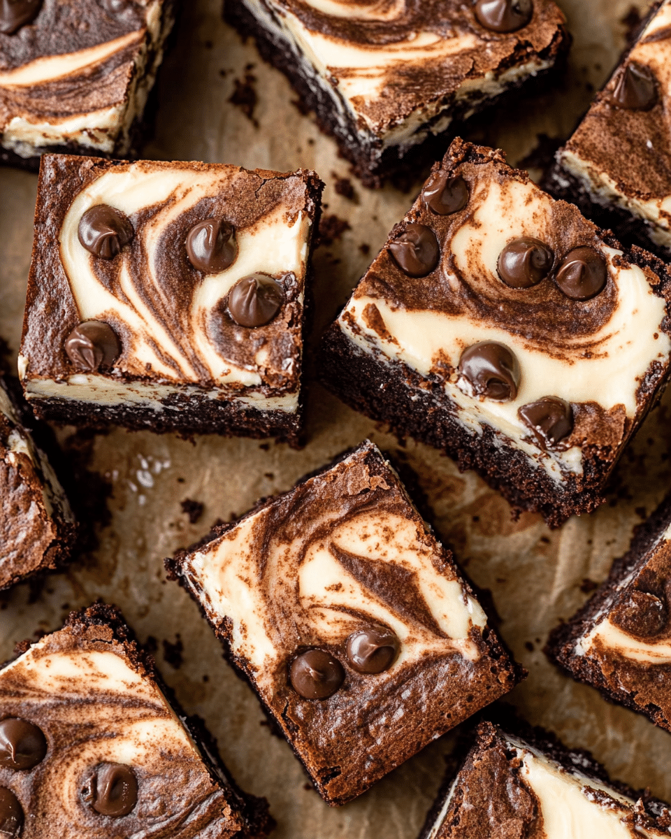 Brownies with Cream Cheese Swirl