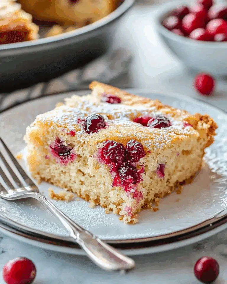 Buttermilk Cranberry Cake
