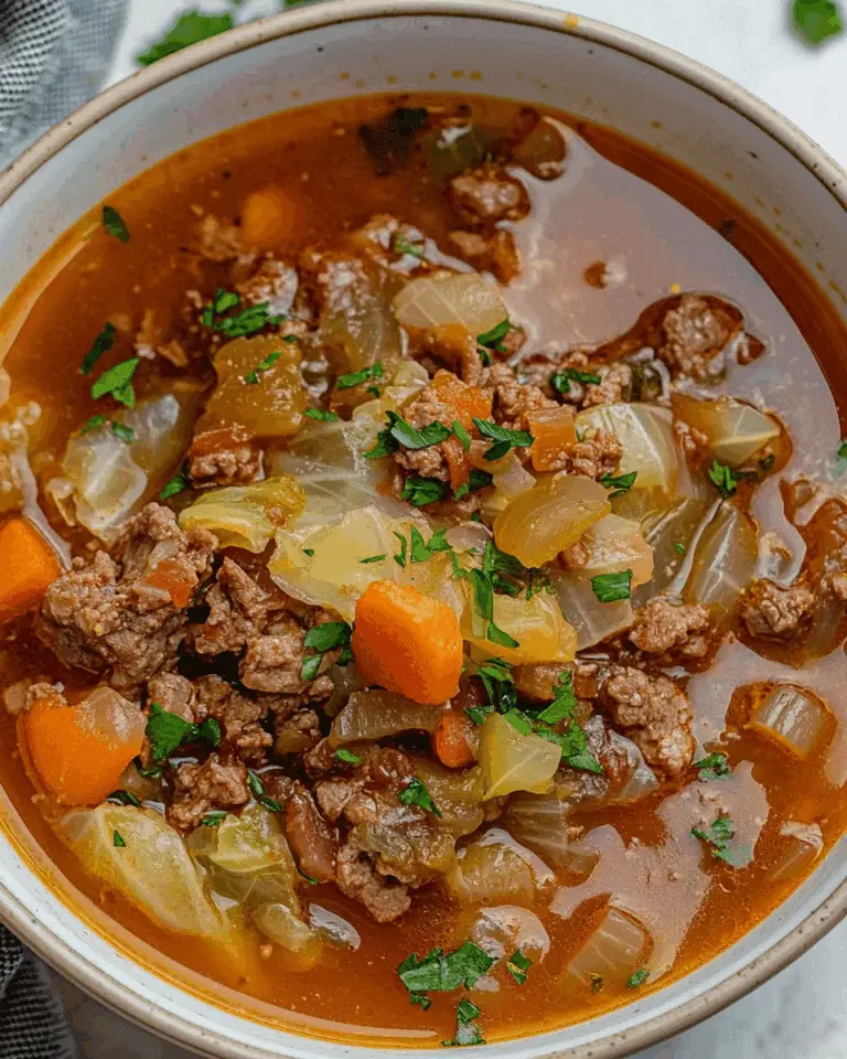 Cabbage Soup With Beef