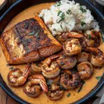 Cajun Salmon and Shrimp