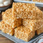Caramel Rice Crispy Treats