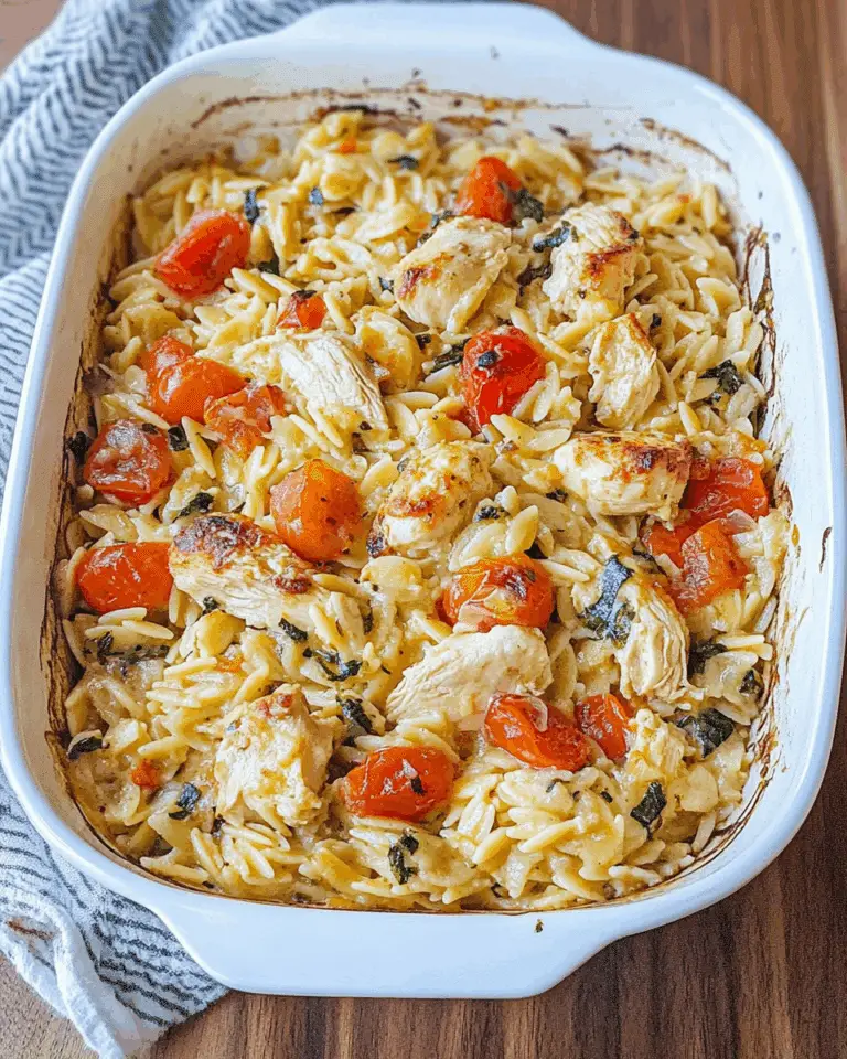 Chicken Orzo Bake