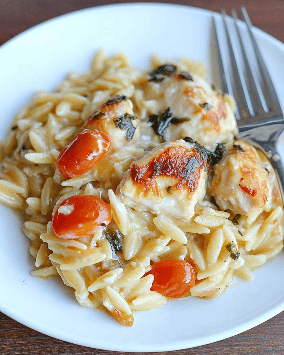 Chicken Orzo Bake