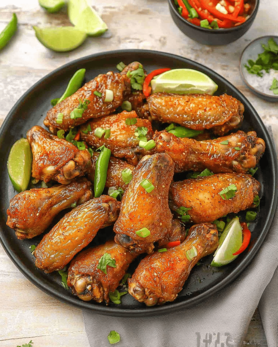 Chinese Salt and Pepper Chicken Wings