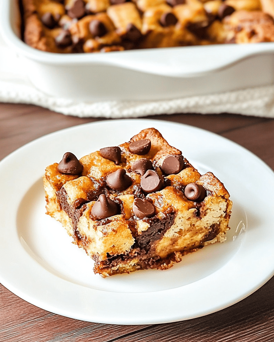 Chocolate Chip Bread Pudding
