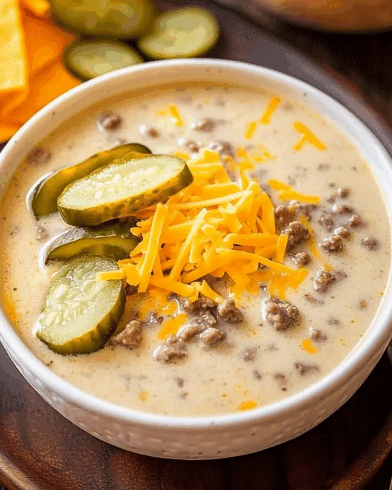 Creamy Cheeseburger Soup