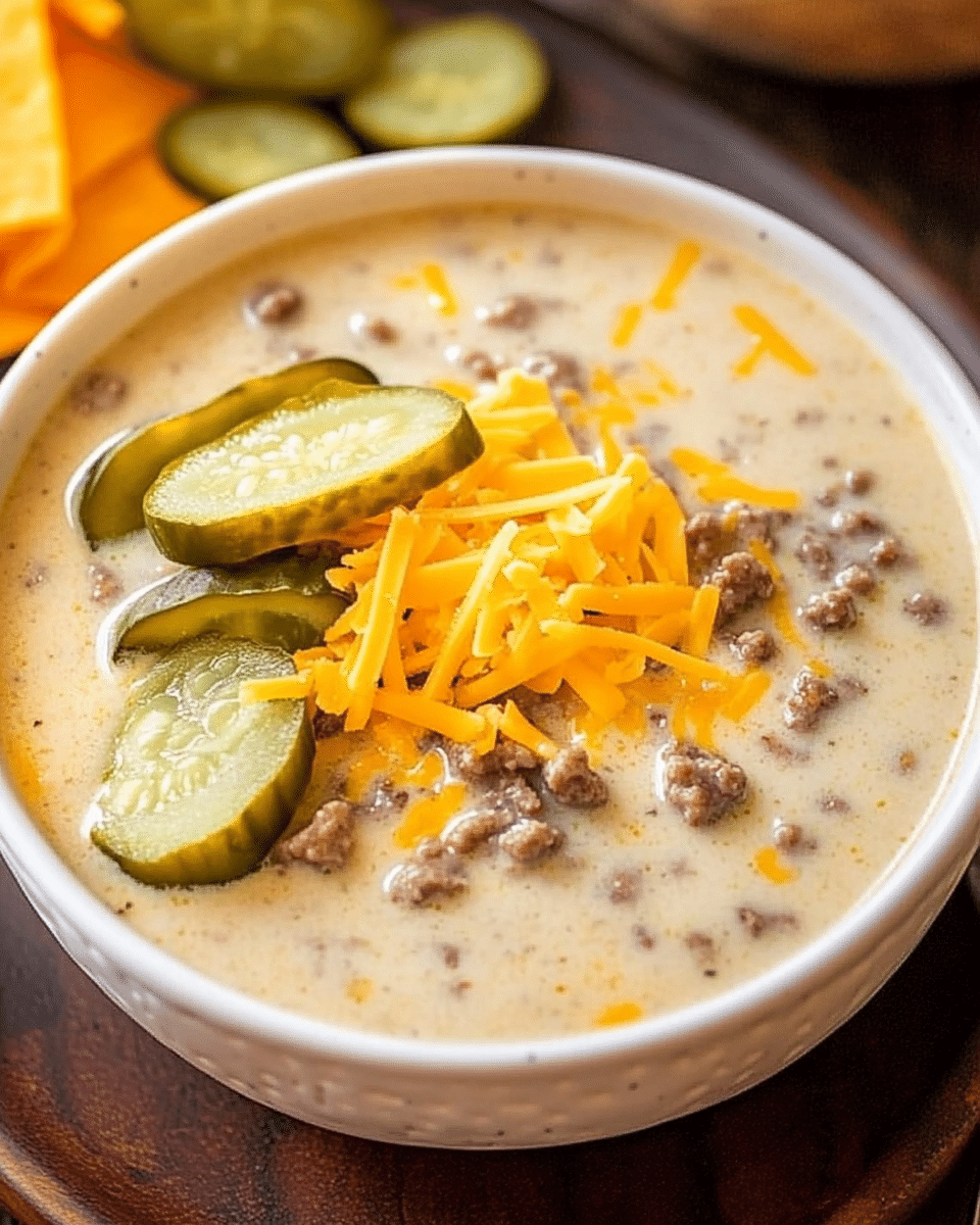 Creamy Cheeseburger Soup
