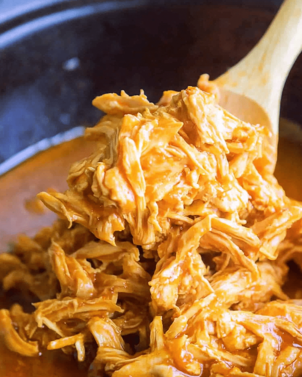 Crockpot Hot Honey Chicken Sandwich