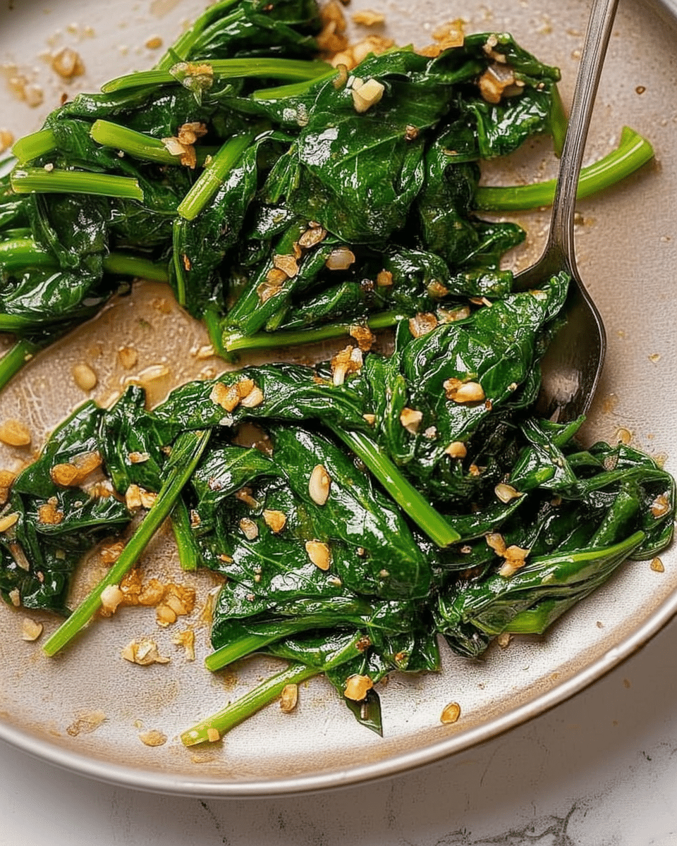 Garlic Sautéed Spinach