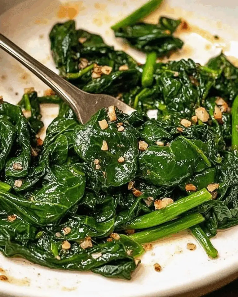 Garlic Sautéed Spinach