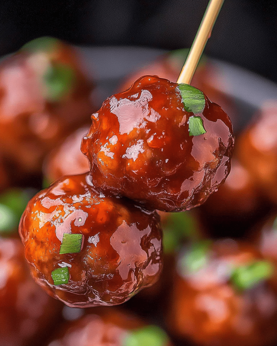 Easy Grape Jelly Meatballs