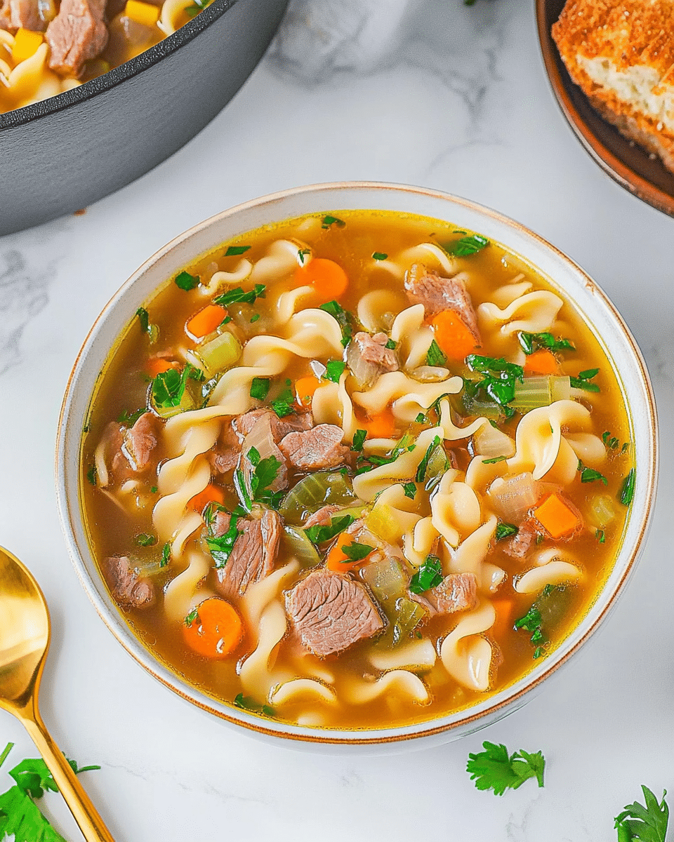 Hearty Beef Noodle Soup