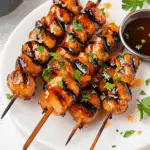 Hot Honey Grilled Chicken Skewers