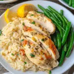 Lemon Herb Chicken Breasts with Rice Pilaf