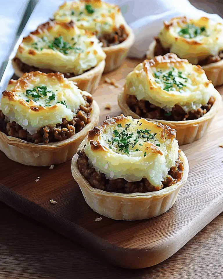 Mini Shepherds Pot Pies